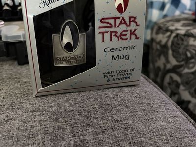 Rawcliffe Star Trek 30 Years Ceramic Mug with Fine Pewter & Enamel Logo