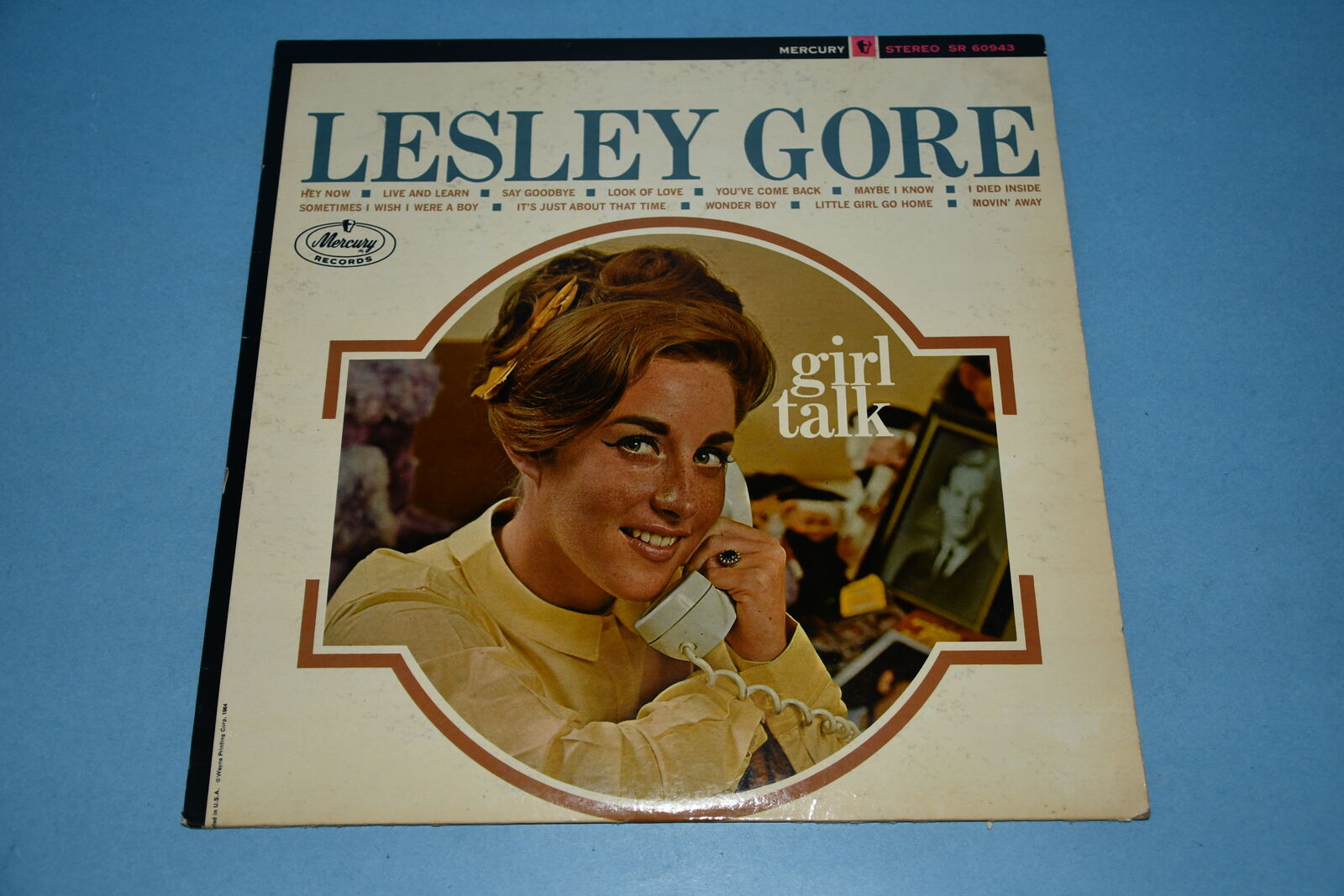 VINTAGE LESLEY GORE "GIRL TALK" VINYL RECORD ~ 12 SONGS