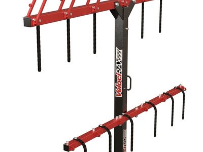 Velocirax 6 Vertical Bike Rack - Hitch Mount, Tilting, Holds 6 Bikes, Excellent Condition