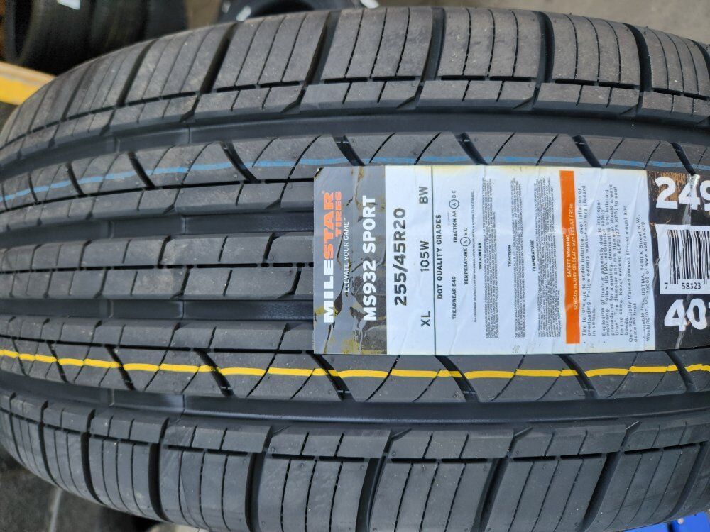 255/45r20 milestar ms932 sport