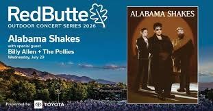 alabama shakes 2 tickets july 29 red butte