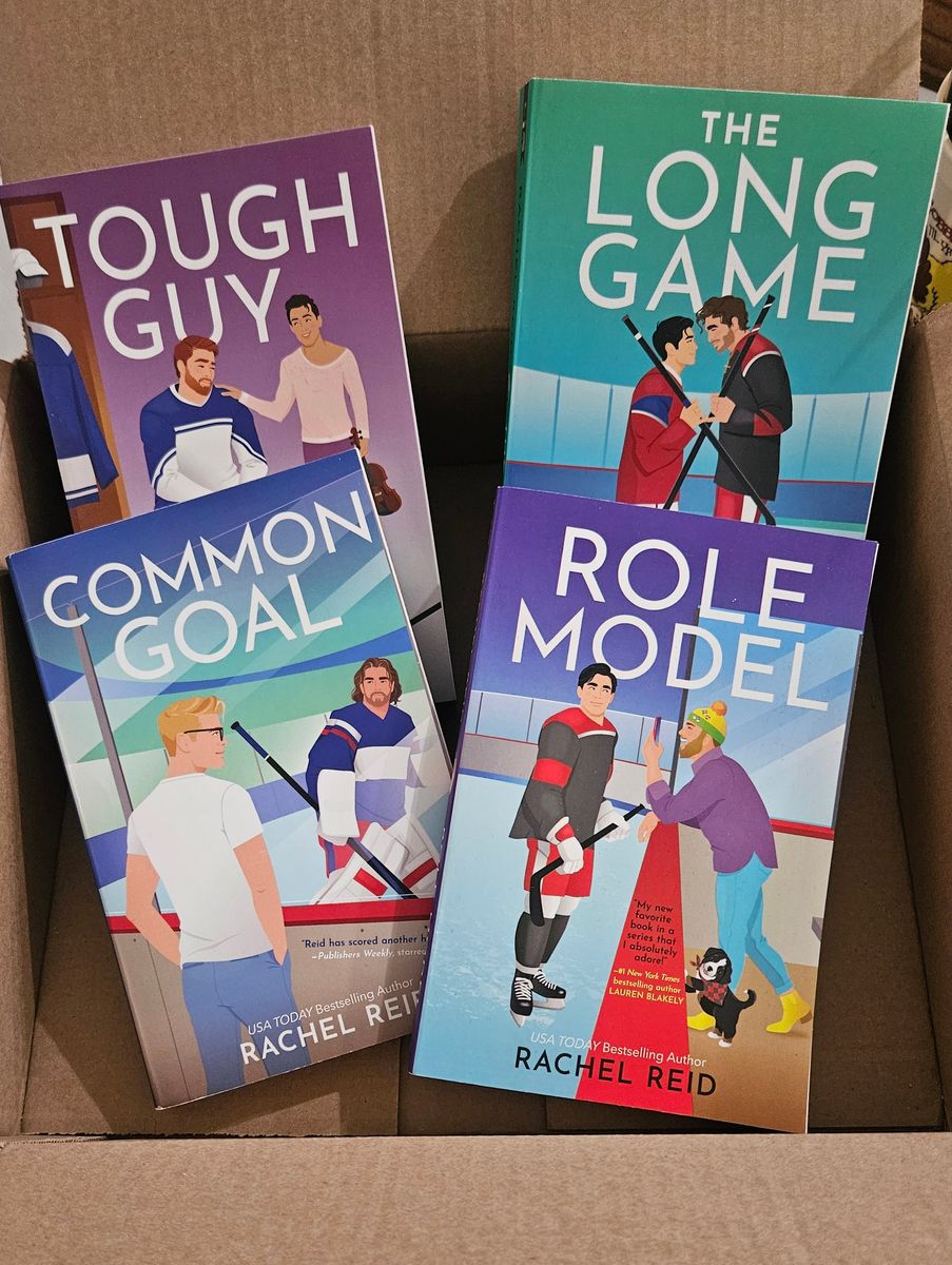 4 Books from the Heated Rivalry series by Rachel Reid