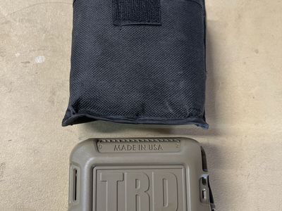 TRD Tactical Rope Dispenser Made in USA w/ Pouch - Tan Near Full.