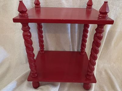 Vintage Barley Twist Two-Tier Accent Table / Plant Stand $80 cash/venmo in Provo