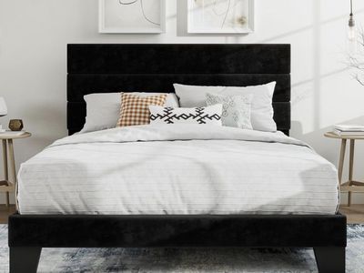 Velvet Queen Bed Frame