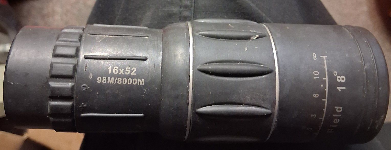 Dual focus monocular