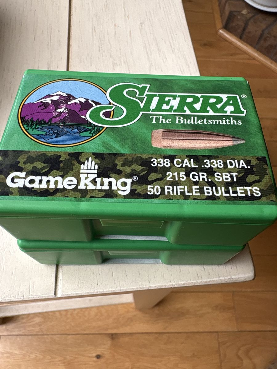 338 cal 215 grain bullets for sale