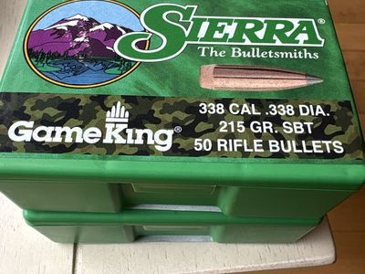 338 cal 215 grain bullets for sale