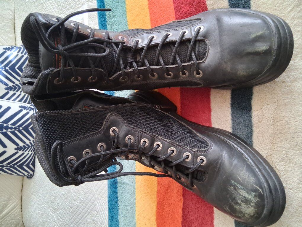 Harley Davidson Vintage Men's Zip Boot, size 10