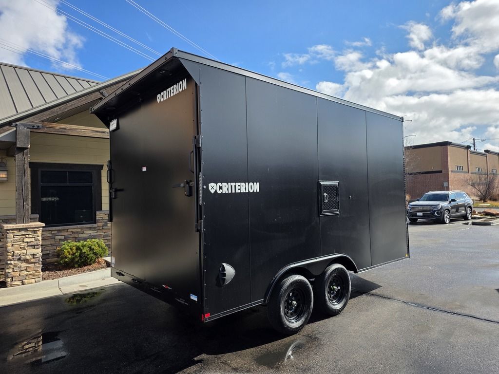 8x14 / 8.5x14 BLACKOUT .080 Aluminum PolyCor Enclosed Cargo Trailer Criterion 2026
