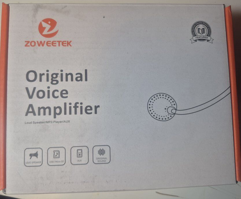 ZOWEETEK ZW-Z258 Portable Voice Amplifier