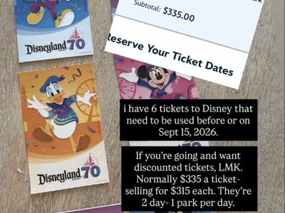 Discounted Disney tickets