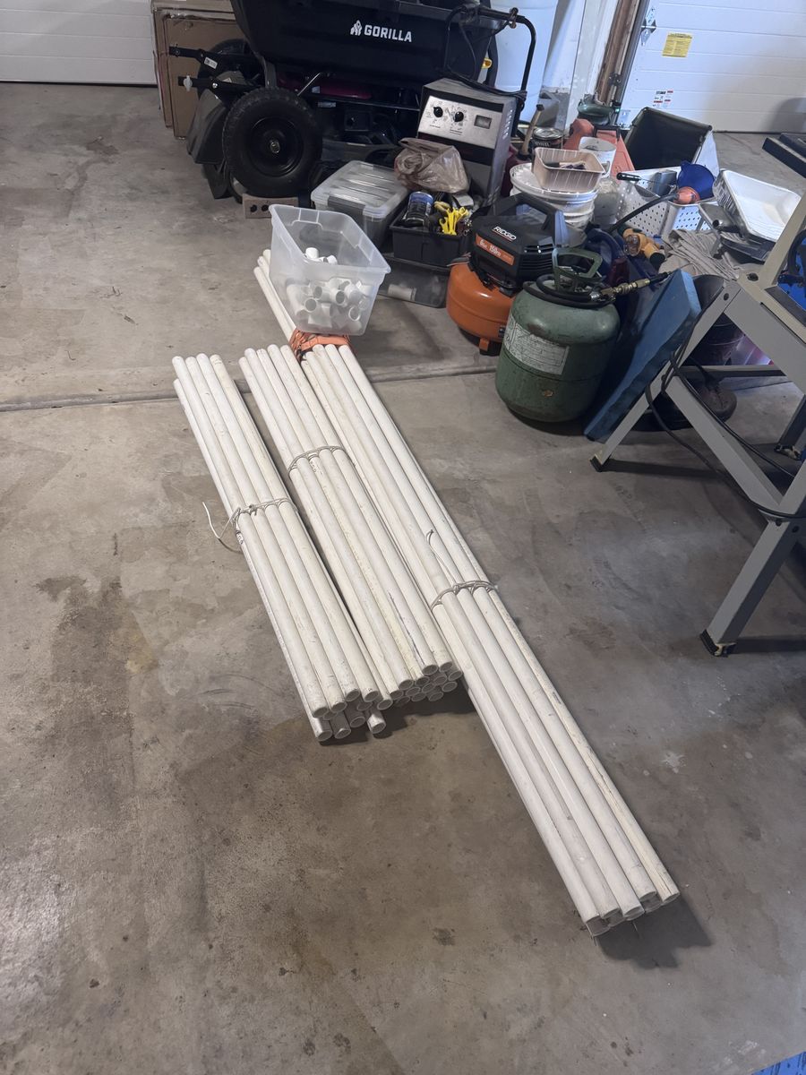1 inch PVC pipes and fittings