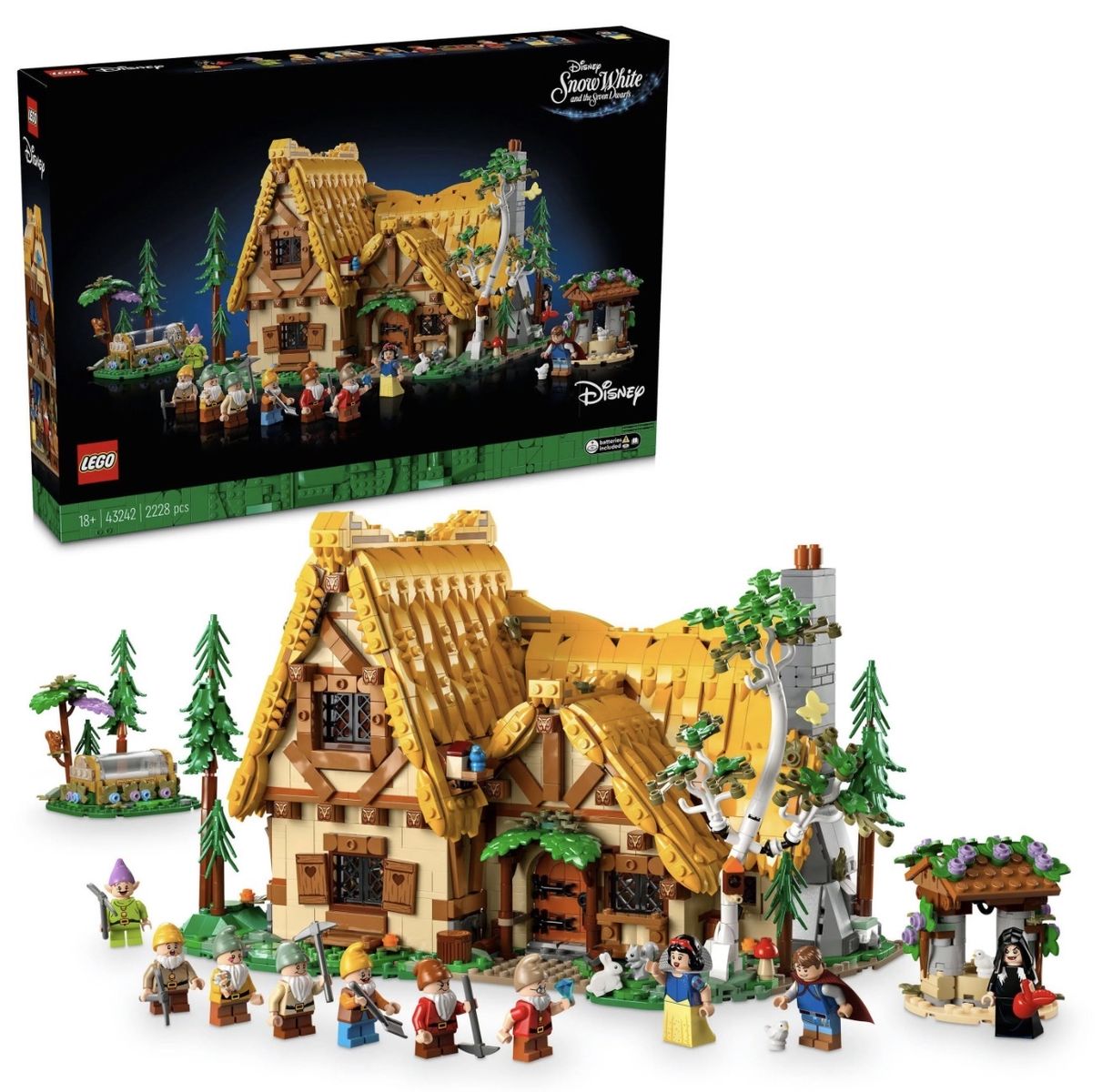 LEGO Snow White and the Seven Dwarfs Cottage 43242