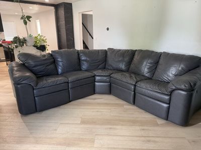 Leather couch