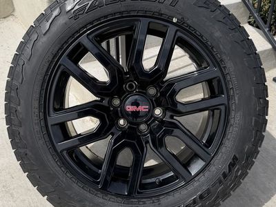 GMC Sierra 1500 Yukon Rims and Tires 265/60R20 Falken Wildpeak At3W