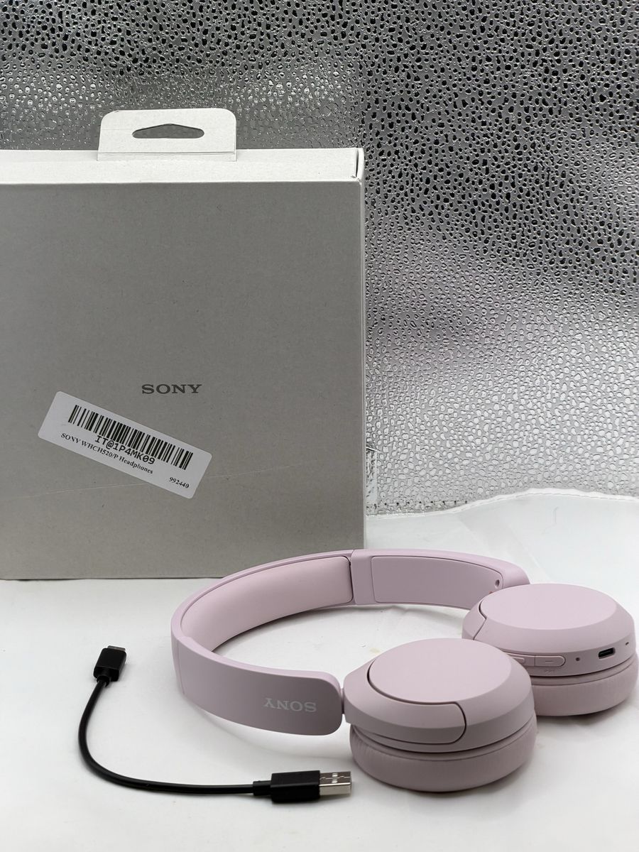 Sony WH-CH520 Wireless Bluetooth On-Ear Headphones - Lilac - Open Box