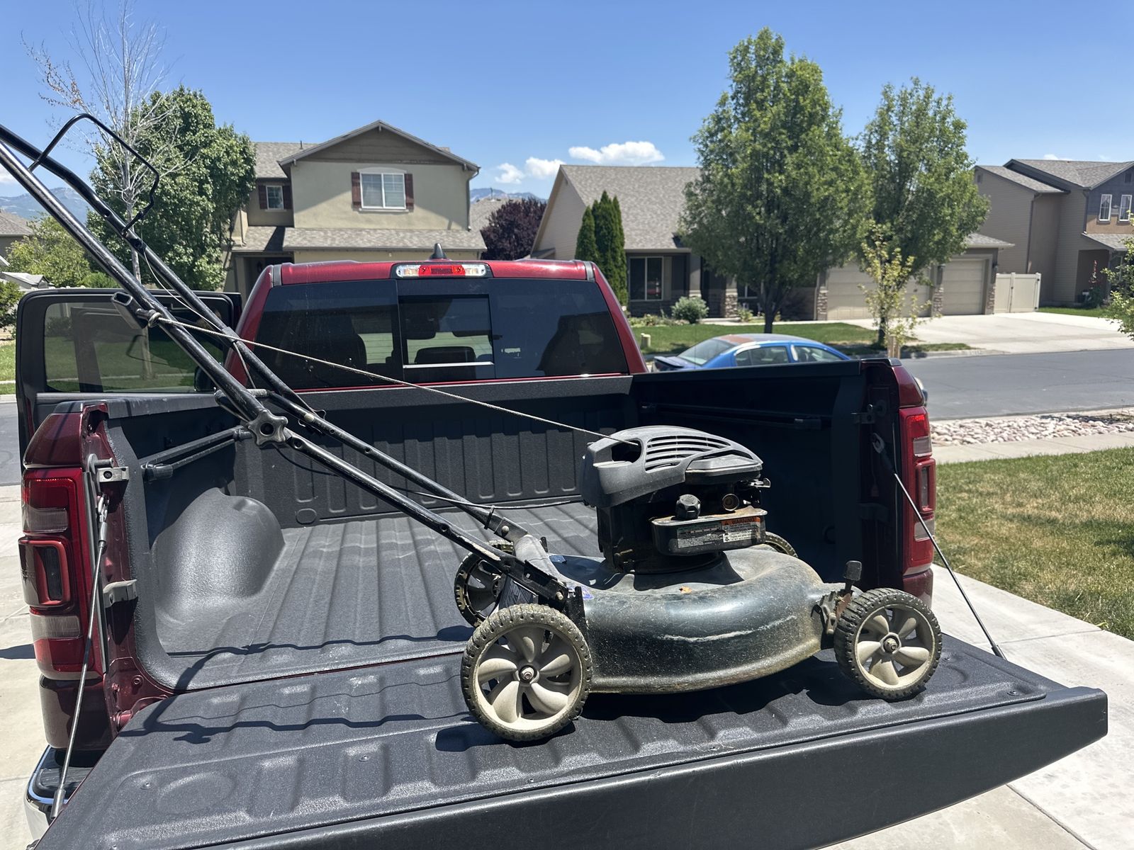 FREE! Used Push Lawn Mower - Gas Powered,