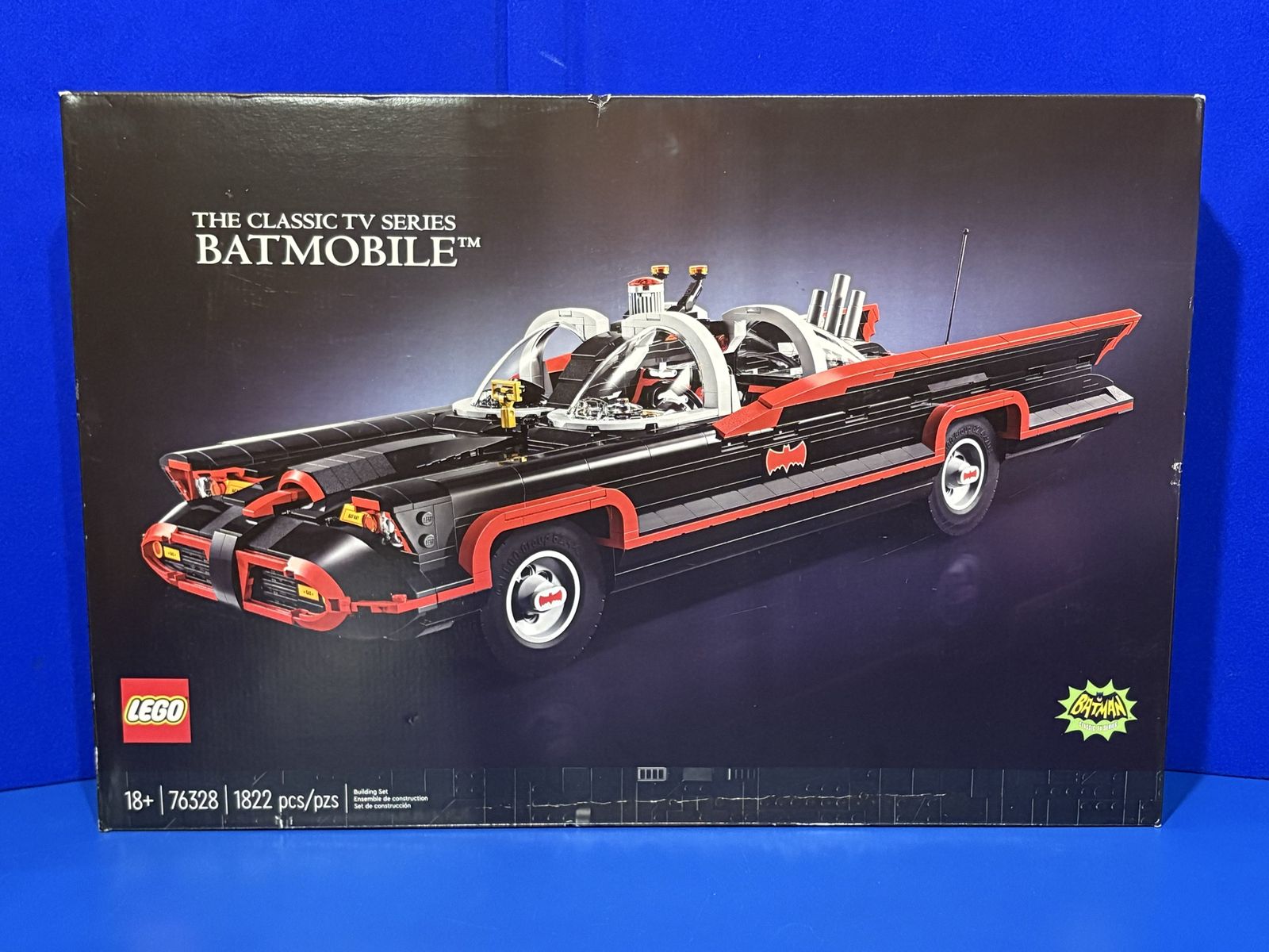 LEGO 76328 The Classic TV Series Batmobile - 1822 Pieces, 18+ Building Set