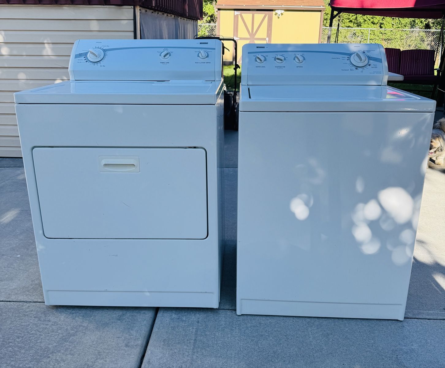 Kenmore (WHIRLPOOL) Washer & Electric Dryer – Matching Set