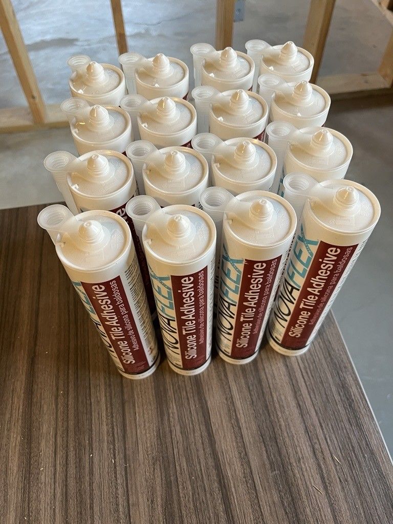 Novagard Clear Translucent Silicone Tile Adhesive NovaFLEX Construction Waterproof Sealant