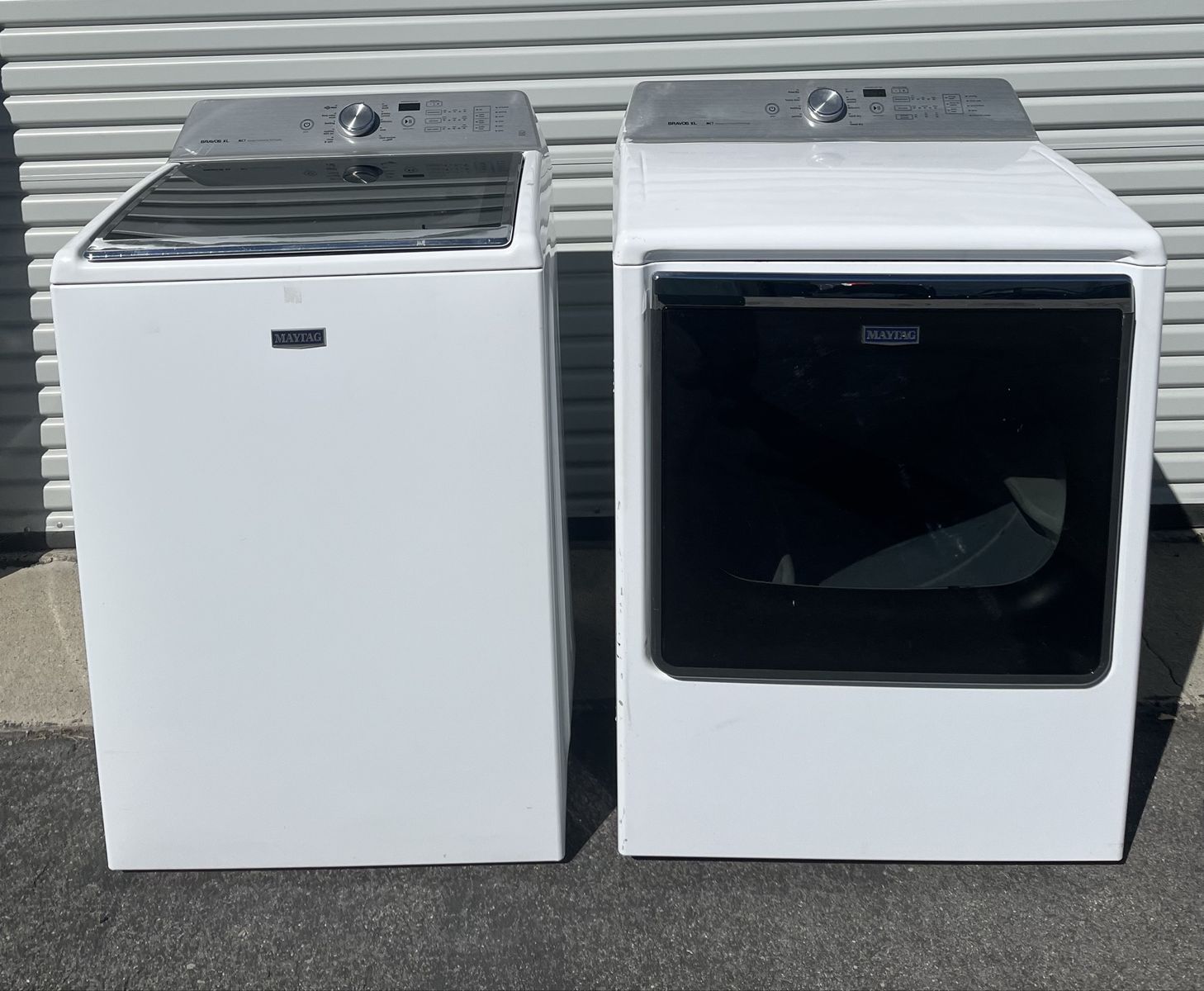 Maytag Bravos XL Capacity Washer & Electric Dryer With Wrinkle Prevention-Free Local Delivery.