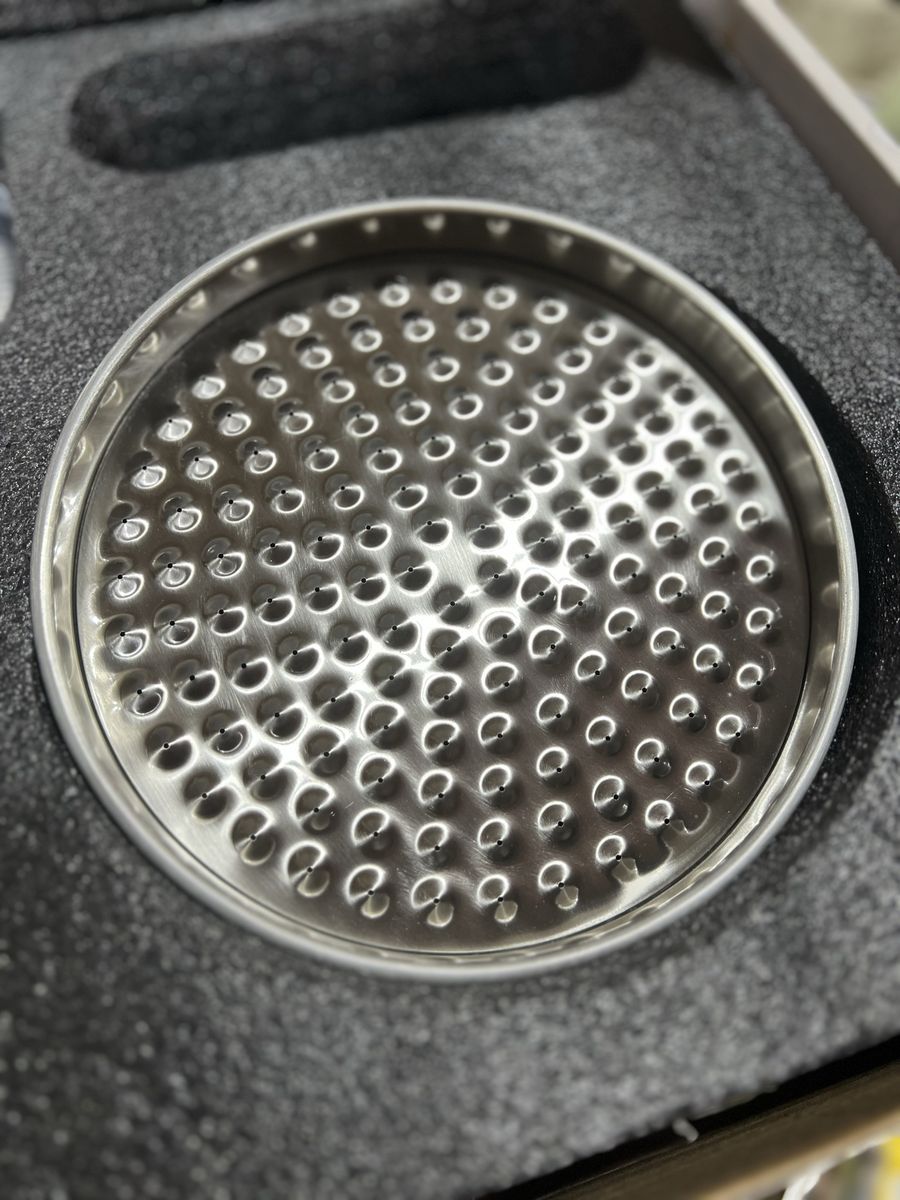Brushed nickel Shower head and handheld sprayer