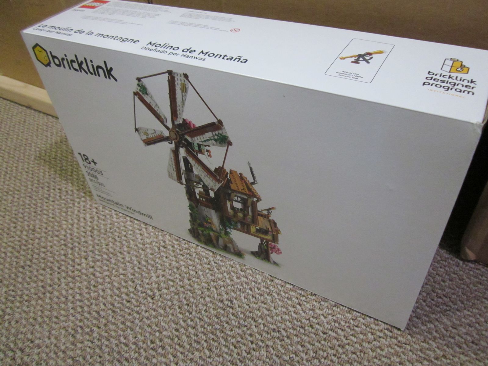 Lego 910003 Mountain Windmill BDP Bricklink Designer Program New Sealed