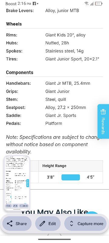 Giant xtc mountain bike