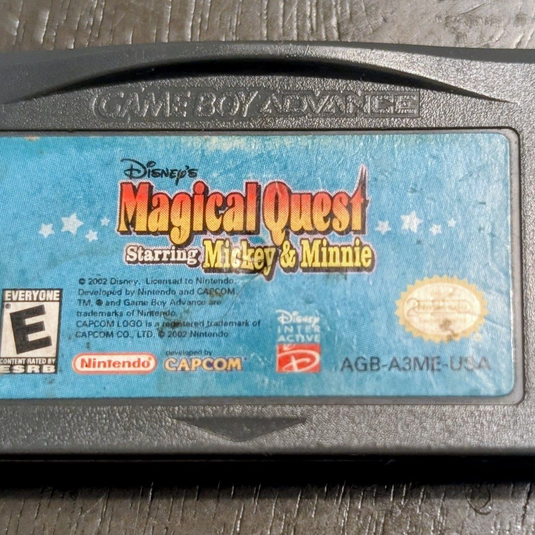Disney's Magical Quest Starring Mickey & Minnie (Nintendo Game Boy Advance, GBA)