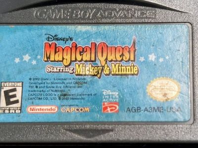 Disney's Magical Quest Starring Mickey & Minnie (Nintendo Game Boy Advance, GBA)