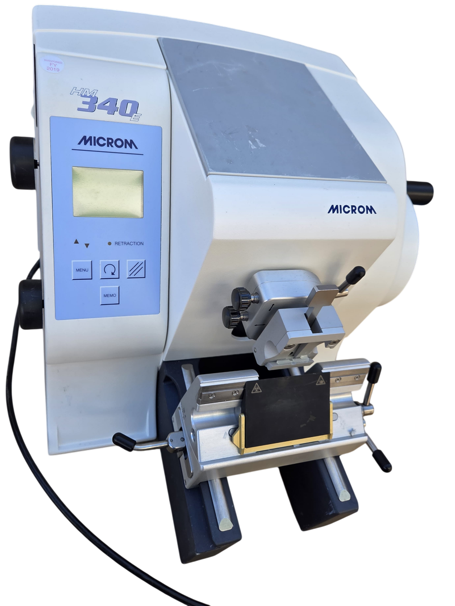 Thermo Microm HM 340E Rotary Microtome HM340E-2 Lab Pathology Histology 41909