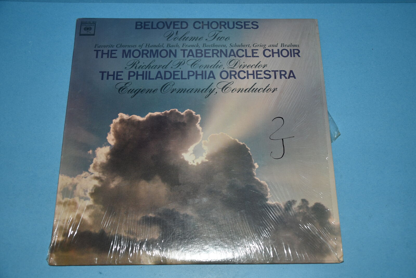 VINTAGE "THE MORMON TABERNACLE CHOIR" & "THE PHILADELPHIA ORCHESTRA" VINYL RECORD ~ BELOVED CHORUSES ~ VOLUME 2