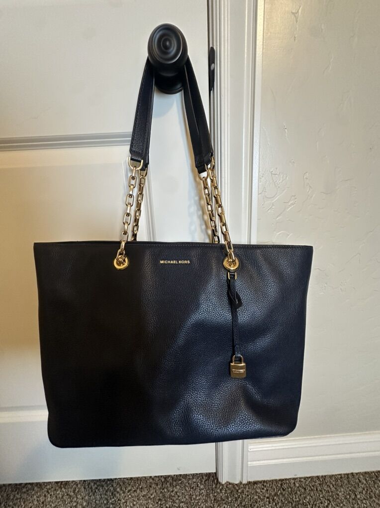 Michael Kohrs Navy Laptop/Tote Bag