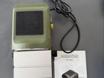 Proxxon TG 125/E Disc Sander - Excellent Condition with Manual