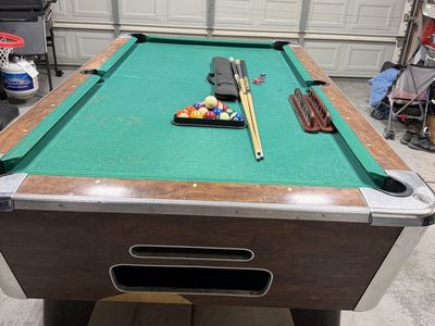 Pool table with extras