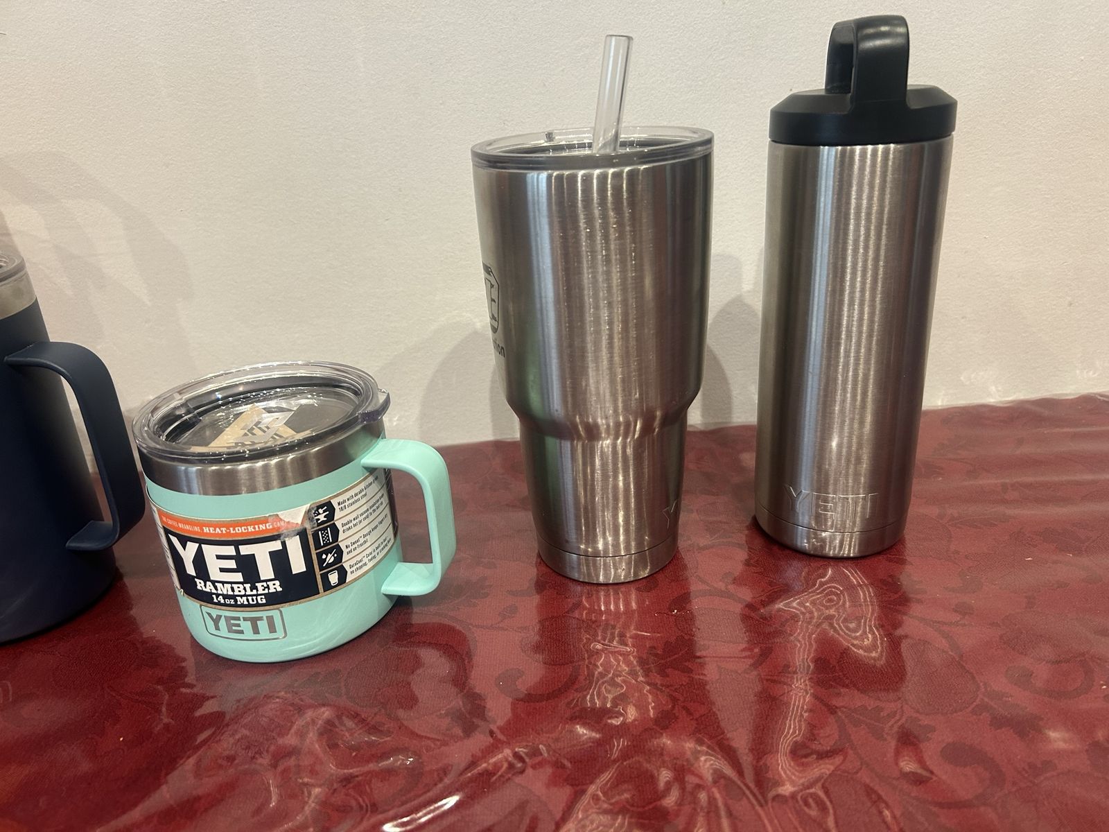 Yeti and Stanley bottles