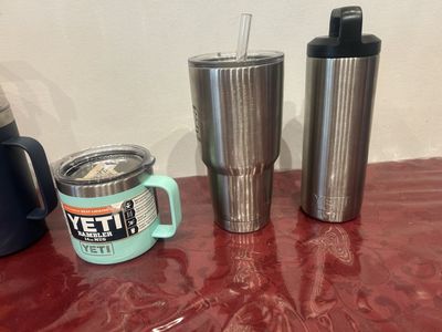 Yeti and Stanley bottles