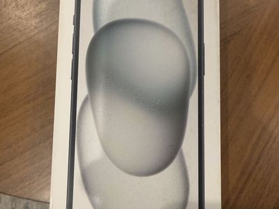 Unboxed Black IPhone 15 128 GB