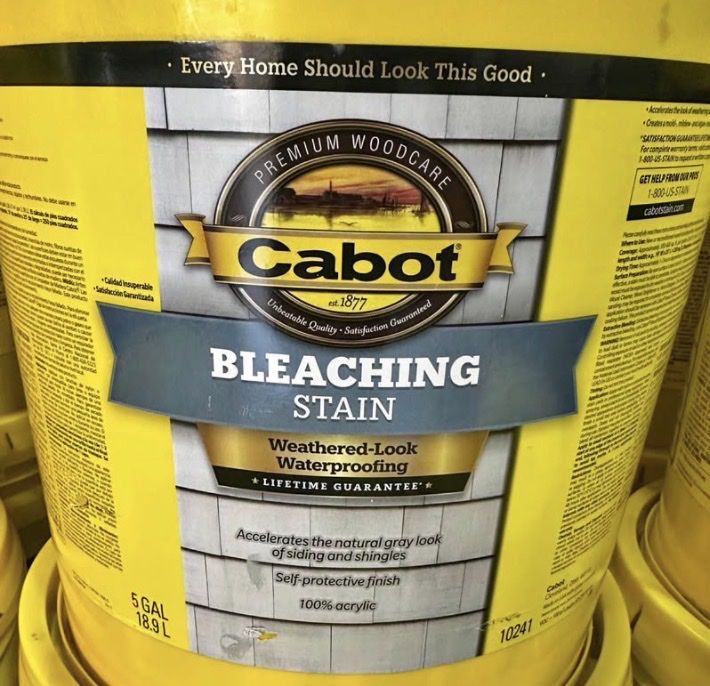 Cabot Bleaching Stain - 5 gallon bucket
