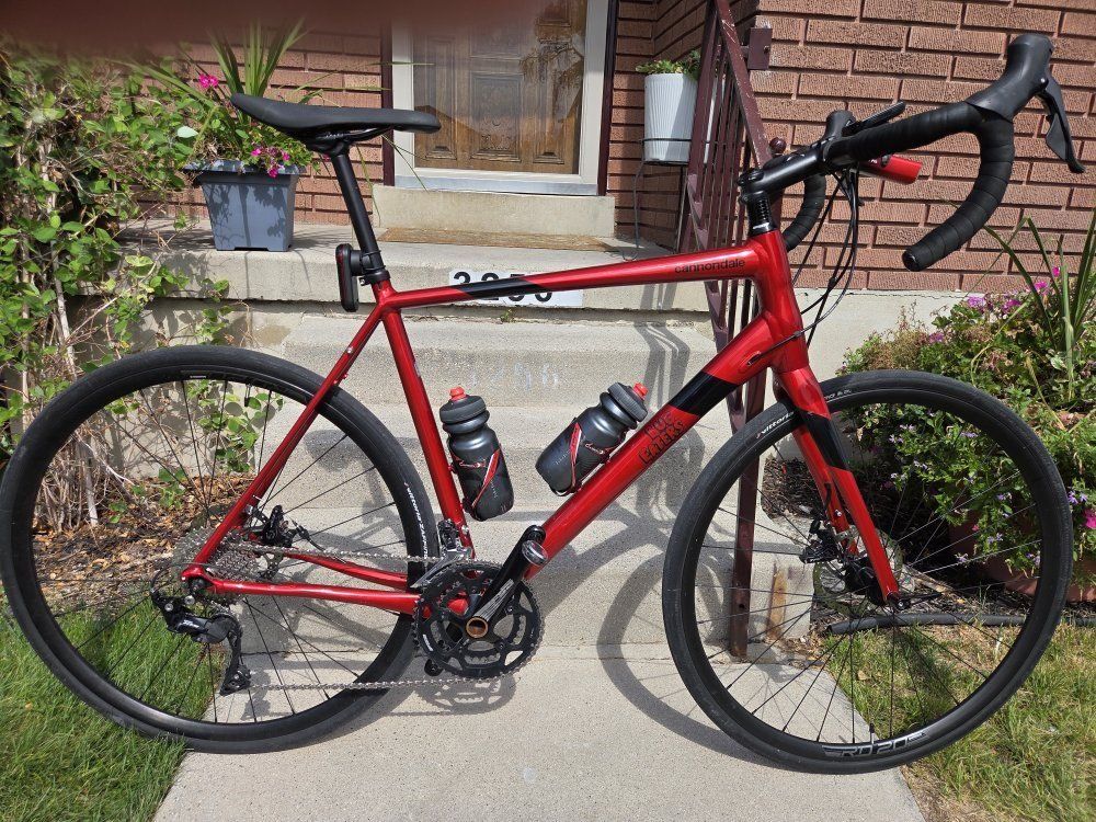Cannondale Synapse Road Bike - Red, Shimano 105 Components