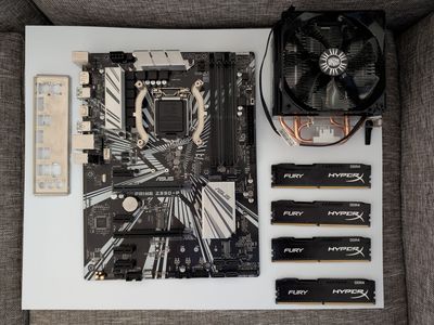ATX Mobo + 16gb DDR4 + LGA1151 CPU Cooler - for Intel 8th/9th Gen CPUs