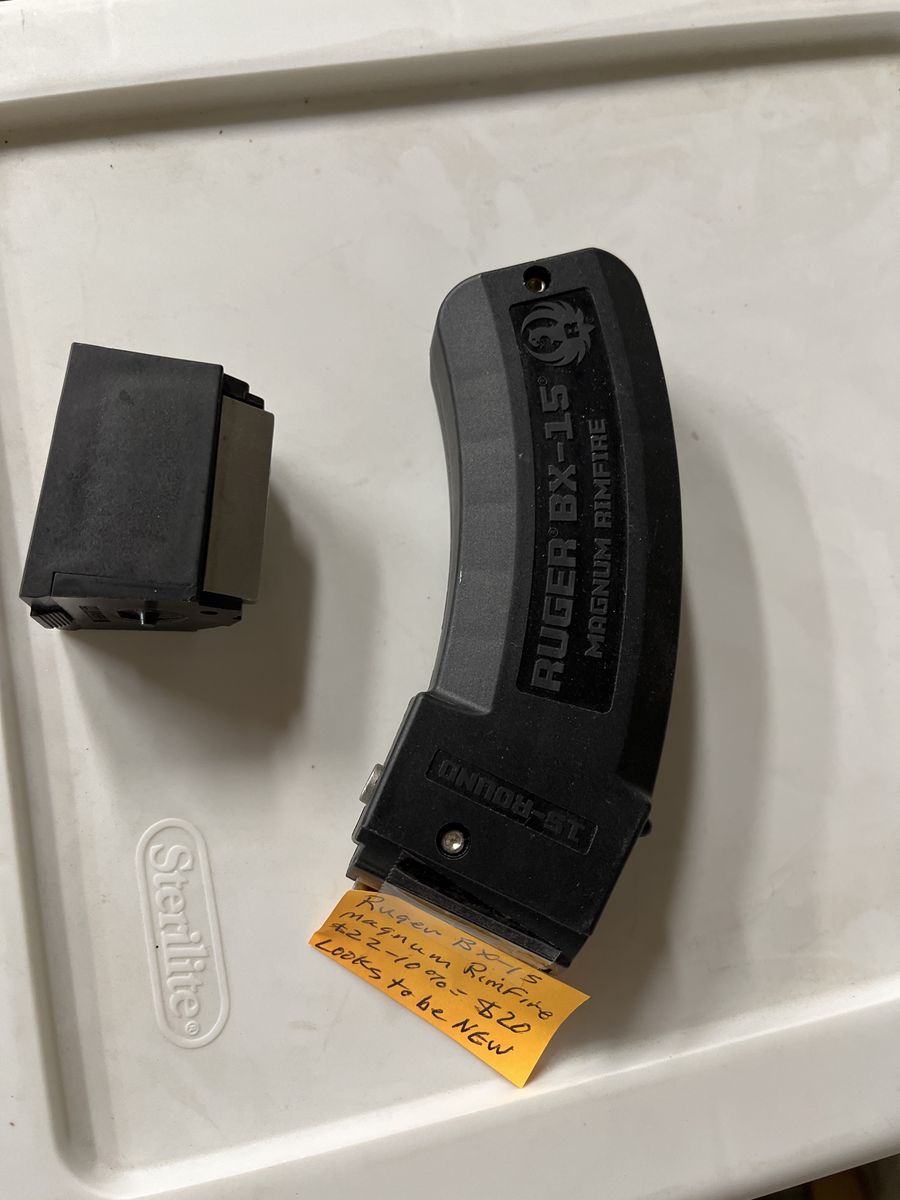 Ruger BX-15 Magnum Rimfire Mag.