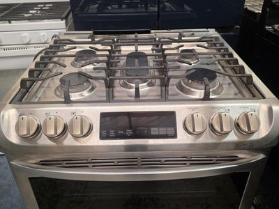 Lg double oven gas range