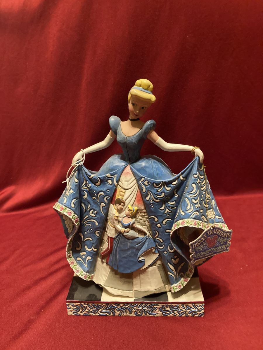 Disney Traditions Cinderella Romantic Waltz Showcase Collection Like New With Box By Jim Shore
