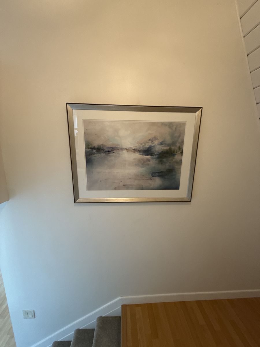 XL contemporary framed wall art