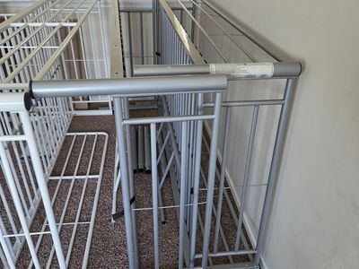 Two metal frame bunk beds $50 each