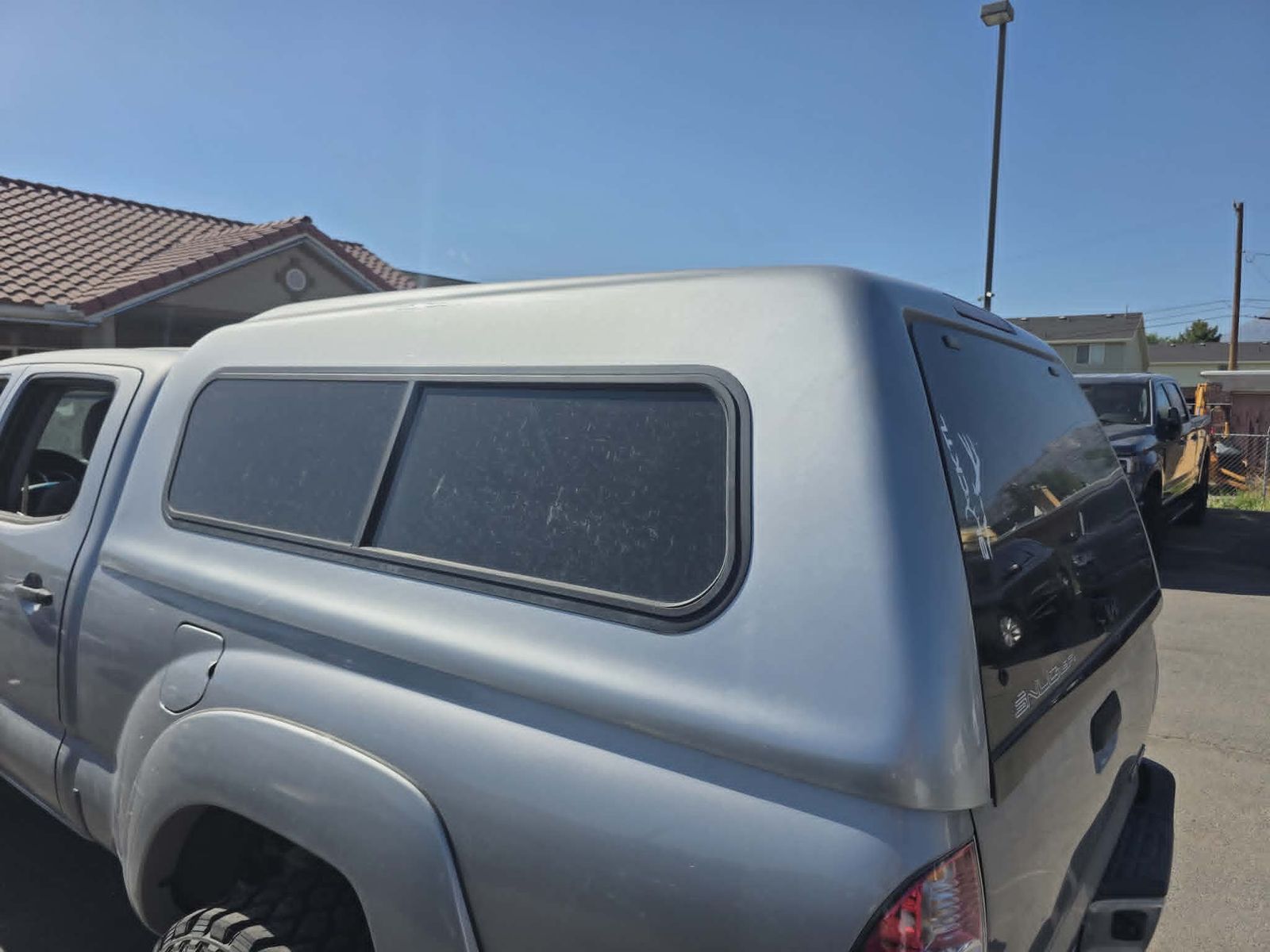 2005 to 2015 Tacoma camper shell (6' long bed) silver