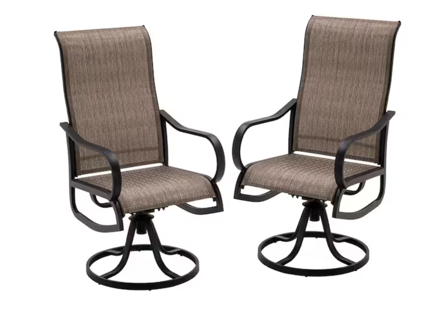 New in Box 360 swivel Patio Swivel Chairs Set of 2