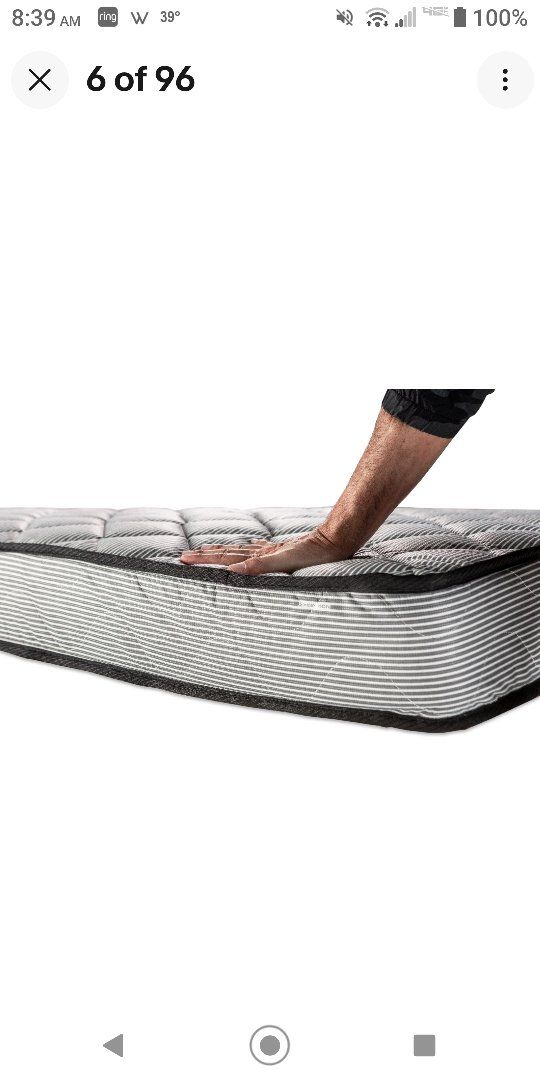 New Mattress 24x79  7 inch thick foam